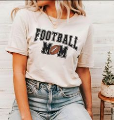 Football Mom Shirt, Game Day Shirt, Football Mama Tshirt, Football Shirt For Women, Retro Football Tee, Football Jersey Football Shirts Gift Football Shirts Ideas, Mama T Shirts, Mom Essentials, Mama Tshirts, Jersey Football, Football Mom Shirts, Football Tee, Shirt Football, Retro Football