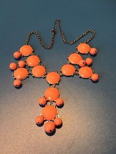 VTG Necklace Bib Statement Orange&Peach Dangle Lucite Composite  | eBay Antique Jewelry Necklace, Vintage Watches, Antique Jewelry, Vintage Antiques, Jewelry Necklace Pendant, Jewelry Watches, Composition, Jewelry Necklaces, Gift Card