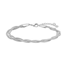 Featuring an elegant braided design, this LC Lauren Conrad bracelet is the perfect choice to complement your classic style.BRACELET DETAILS Length: 7 in. with 2-in. extender Clasp: lobster-claw Plating: silver tone Not appropriate for children 14 years old and younger. Size: One Size. Gender: female. Age Group: adult. Pattern: herringbone. Elegant Braided Sterling Silver Bracelet Gift, Formal Adjustable Braided Bracelets, Formal Adjustable Braided Bracelet, Elegant Braided Bracelet Jewelry, Elegant Braided Sterling Silver Bracelet, Elegant Braided Bracelets As Gift, Classic Adjustable Braided Bracelet With Lobster Clasp, Elegant Adjustable Braided Jewelry, Elegant Braided Bracelets For Formal Occasions