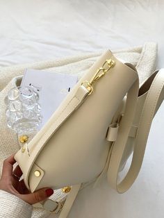 Bag For Love - Studded & Bow Decor Bucket Bag - Women Shoulder Bags Product Description Color Beige Pattern Type Plain Style Fashionable Bag Size Medium Quantity 1 piece Details Studded Type Bucket Bag Composition 100% Polyurethane Material PU Leather Size Chart INCH CM Size Bag Width Bag Height Bag Length Strap Length one-size 3.1 10 10 43.3 Size Bag Width Bag Height Bag Length Strap Length one-size 8 25.5 25.5 110 Similar Products h2 { text-align: center; } .red-box { width: 100%; display: fle Cream Bucket Bag As Gift, Cream Large Capacity Handheld Bucket Bag, Large Capacity Cream Handheld Bucket Bag, Beige Bucket Bag With Detachable Handle As Gift, Beige Pattern, Bow Decor, Plain Style, Bag Women, Olivia Mark