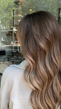 Balyage Long Hair, Ash Brown Balayage, Pelo Cafe, Honey Brown Hair, Hair Color Light Brown, Brunette Balayage Hair, Brown Balayage