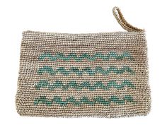 "Crochet bag with zip and wave decoration. Straw Purse. A handy zip pouch useful for many items or as a clutch bag, handbag, travel pouch. 🌀Natural raffia bag  🌀Zip closure 🌀Lightweight and easy to pack  Size approx:   12.5\" x 8\" 32cm x 20cm Raffia Straw Crafted from 100% natural organic raffia so colours may vary slightly. Sustainably grown and sourced raffia. Natural raffia has a subtle aroma of straw. To see more bags: https://www.etsy.com/shop/hippiefishbeachart?ref=hdr_shop_menu&section_id=21210772 Thank you for visiting Hippie Fish 🌀 Back to shop: http://www.hippiefishbeachart.etsy.com" Natural Woven Clutch Pouch, Eco-friendly Handwoven Straw Pouch Bag, Eco-friendly Woven Pouch Clutch, Eco-friendly Rattan Crochet Bag, Market Basket Bag, Eco-friendly Woven Rattan Crochet Bag, French Market Bag, Straw Purse, Straw Crafts