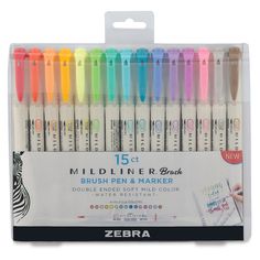 zebra marker pens are in the package