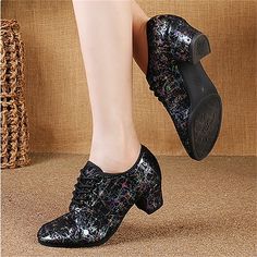 Category:Modern Dance Shoes,Line Dance,Latin Dance Shoes; Upper Materials:PU Leather; Heel Type:Low Heel; Gender:Women's; Style:Fashion,Split Sole,Party / Evening,Professional,Heel; Outsole Materials:Rubber; Occasion:Stage,Performance,Training,Party,Practice,Professional; Listing Date:11/27/2023; Size chart date source:Provided by Supplier. Fitted Heels For Dance Class, Summer Dance Shoes With Round Toe, Fitted Flat Heel Dance Shoes For Formal Occasions, Spring Dance Shoes With Low Heel, Formal Fitted Dance Shoes With Flat Heel, Spring Party Dance Shoes With Round Toe, Formal Flat Heeled Fitted Dance Shoes, Elegant Dance Shoes For Dance Class, Formal Fitted Flat Heel Dance Shoes