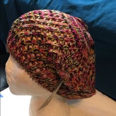 This Fashionable Crochet Knitted Slouchy Beanie Would Complete Your Outfit. Fashionable Crochet, Style Bucket Hat, Pink Tye Dye, Floral Bucket Hat, Black Cowgirl, Wool Fedora Hat, Fashion Cap, Wool Fedora, Pink Clay