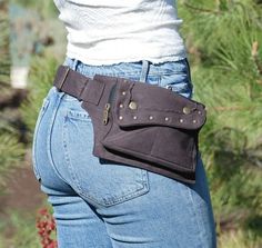 Waist Pack Festival Fanny Pack Belt Bag Steampunk Hip Bag Utility Belt Bohemian | eBay Leather Utility Belt, Utility Belt, Feel Safe, Leather Products, Hip Bag, Waist Pack, Adjustable Belt, Fanny Pack, Belt Bag