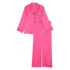 Victorias Secret Hot Pink Satin Long Pjamas. Lightweight & Uber Soft .Xl Top & Xxl Bottoms .Brand New Pink Long Sleeve Sleepwear For Night, Pink Relaxed Fit Sleepwear For Pajama Party, Feminine Pink Nightwear Sets, Feminine Pink Night Sets, Pink Relaxed Fit Sleepwear For Sleepover, Victoria's Secret Long Sleeve Pajama Sets, Victoria's Secret Long Sleeve Loungewear Sets, Feminine Pink Sets For Sleepovers, Victoria's Secret Feminine Sleepwear