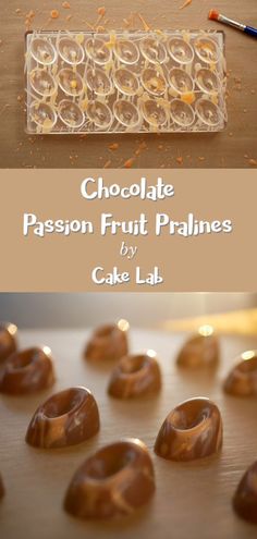 chocolate passion fruit prunes by cake lab