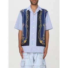 Spring/Summer 2024 Versace Shirt Men Blue Size Type: It Sku: Gig-10132921a09760 ~ 5u170 Welcome To The Official Luosophy Poshmark Closet! Luosophy Is A Luxury Brand Reselling Company Founded In San Diego, Ca From 2016. All Our Products Are Imported From Italy And Sold In The Usa. We Do Our Best To Provide High Fashion, Luxury Items At Affordable Prices. We Guarantee All Our Products Are 100% Authentic. Shop With Us And You Will Forget About Shopping At Department Or Brand Name Stores. Our Prices Luxury Relaxed Fit Summer Shirt, Designer Camp Collar Shirt For Summer, Designer Shirt With Camp Collar For Summer, Designer Summer Shirt With Camp Collar, Designer Relaxed Fit Summer Shirt, Luxury Short Sleeve Summer Shirt, Designer Summer Shirt With Relaxed Fit, Designer Blue Tops For Spring, Luxury Collared Summer Shirt