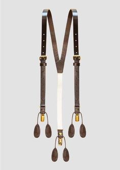 Add flare to your wardrobe and level up your personal style with our handsome classic suspenders designed to give you a sophisticated, versatile look. Leather Suspenders, Suspenders, Level Up, Best Seller, Dark Brown, Personal Style, Wardrobe, Leather, Black