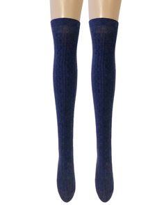 Keep warm while looking fashionable with these trendy boot socks. The boot socks feature a classic cable knit pattern that will go great with anything. These socks can be worn in a number of ways with countless styles. Wear them with shorts, skirts, dresses and more. Have them pulled up and peeking out of knee-high boots, or scrunched down over mid-calf boots and booties. Made with a soft cotton blend, these boot socks are super comfy and will keep the chills away. Washing instructions: hand was Knee-high Cable Knit Socks For Stocking Stuffers, Fall Cable Knit Knee-high Socks, Fitted Knitted Stockings For Fall, Stretch Cable Knit Knee-high Socks, Knitted Thigh High Socks For Fall, Cozy Fitted Cable Knit Knee-high Socks, Thigh High Cable Knit Socks For Stocking Stuffer, Thigh High Knitted Socks For Fall, Knitted Thigh-high Socks For Fall