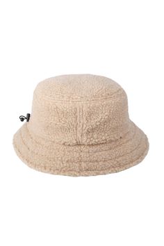 This Teddy Bucket Hat will spark smiles wherever you go. It's really a great option for even the coldest days - warm teddy material combined with polar fleece lining keeps the cold away. The main material is made from 100% recycled polyester which goes in line with our commitment to reducing our environmental impact. The hat fits comfortably and securely on your head thanks to the adjustable elastic cord at back. Cord under the chin keeps your hat on even in the wildest adventures. One size fits Cozy Adjustable Hat With Fleece Lining, Outdoor Brimmed Hats With Plush Lining, Cozy Beige Hat For Outdoor, Reversible Winter Hats For Outdoor, Winter Reversible Hats For Outdoor, Adjustable Winter Bucket Hat For Outdoor, Winter Bucket Hat For Outdoor Activities, Winter Outdoor Reversible Hats, Winter Outdoor Adjustable Bucket Hat