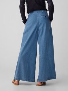 Gap × DÔEN High Rise Denim Trousers | Gap Baggy Jeans Outfit, Coastal California, High Rise Denim, Denim Trousers, Baggy Jeans, New Woman, Denim Fashion, Jean Outfits, Fashion Inspo Outfits