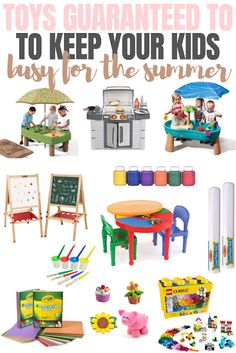 toys that are in the shape of children's kitchen and play area with text overlay