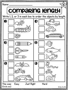 the complete worksheet for comparing and comparing