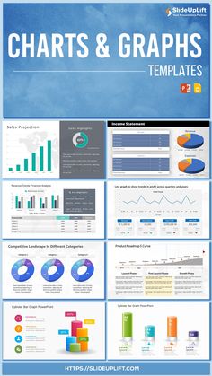 Charts & Graphs Templates Small Business Gifts, Financial Analysis, Power Point Template, Business Reviews, Business Data, Line Graphs