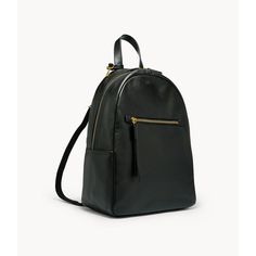 This LiteHide™ leather backpack features 1 zipper pocket  2 slide pockets  1 front zipper pocket  and 1 handle with 2 adjustable & detachable shoulder straps. Fossil Bags Women, Backpack Free, Black Leather Backpack, Leather Products, Backpack Straps, Black Hardware, Black Backpack, Leather Working, Interior Details