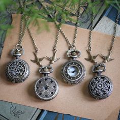 Antique Vanity Set, Pocket Watch Necklace, Simple Chain, Star Chain, Cameo Ring, Vintage Cameo, Promised Neverland, Accessories Ideas, Pocket Watches