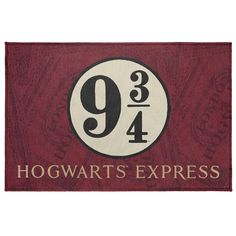 harry's express door mat with the number 9, 3 and 4 on it