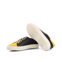 Tima67 Trainer Sneaker - Q by QS Casual Custom Sneakers With White Sole And Stitched Sole, Casual Custom Sneakers With Stitched Sole And White Sole, Modern Yellow Lace-up Sneakers, Sporty Yellow Sneakers With Textured Sole, Casual Yellow Sneakers With Textured Sole, Casual Low-top Custom Sneakers With Rubber Heel Cap, Casual Custom Sneakers With Gum Sole For Everyday, Casual Custom Sneakers With Contrast Sole For Everyday, Modern Leather Canvas Shoes With Rubber Sole