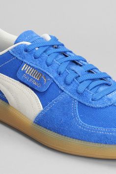 Palermo Sneakers in blue suede, laces, patch logo on tongue, logo on heel, iconic lateral logo, honey sole, rubber outsole, 100% suede, Made in VietnamGender: MenMaterial: SUEDEColor: BLUEMade in: THProduct ID: 402040_396841*Import tax/duty will be calculated at checkout (If applicable) Blue Lace-up Sneakers With Logo Patch, Blue Suede Sneakers With Vulcanized Sole, Logo Honey, Puma Palermo, Bottega Veneta Bags, Sneakers Puma, Burberry Accessories, Sportswear Brand, Athletic Apparel