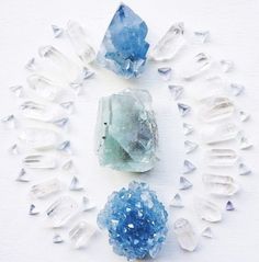 Feng Shui To Move From Ideas Into Action | The Tao of Dana Moon Ceremony, Chakra Decor, Healing Chakras, Crystal Mandala, Blue Celestite, Eye Twitching, Crystal Grids