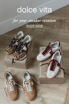 Because you need options. Shop our best-selling sneaker in 10+ colors now Europe Winter Outfits, Dolce Vita Sneakers, Fire Shoes, Modest Casual, Modest Casual Outfits, Make Shoes, Europe Winter, Simple Shoes, Trending Sandals