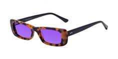 Unisex tortoise rectangle full-rim sunglasses frames with spring hinges are available in variety of colors to match any outfit. These affordable qualified grandpa retro-vintage tinted sunglasses include free single-vision prescription purple tinted lenses with AR and 100% UV protection, a case and a cleaning cloth. Embrace the stylish finesse of an iconic era with the 1940s glasses. The classic rectangle grandpa & grandma style is reimagined with a skinny twist giving them both a lustrous finish 1940s Glasses, Grandma Style, Grandma Fashion, Tinted Sunglasses, Medium Purple, Rectangle Shape, Cleaning Cloth, Tortoise, Hinges