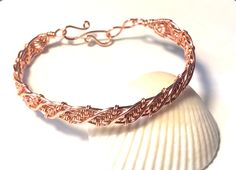 Wire Woven Twist Design Bangle Bracelet - Etsy Adjustable Braided Bangle Jewelry, Braided Metal Bracelets As Gift, Adjustable Metal Bangle With A Modern Twist, Bohemian Rose Gold Wire Wrapped Bracelets, Adjustable Spiral Wire Wrapped Bracelets, Adjustable Spiral Copper Bracelets, Adjustable Spiral Copper Bracelet, Adjustable Wire Wrapped Braided Bracelet As Gift, Adjustable Copper Spiral Bracelet