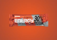 the energy bar is on an orange background