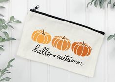 Get ready for fall with this perfect make up/ pencil bag with zipper! Made with sublimation ink! 7.5 inches by 4.75 inches Get Ready For Fall, Canvas Makeup Bag, Pencil Bag, Bag With Zipper, Ready For Fall, Sublimation Ink, Pencil Bags, Toiletry Storage, Cosmetic Bags