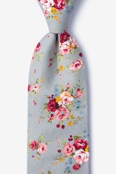 Luther Tie by Ties.com #tiesdotcom #florals #spring #floralaccessories #mensaccessories #mensfashion #springfashion Cravat Tie, Cotton Labels, Mens Spring Fashion, Grey Tie, Floral Accessories, Mens Neck Ties, Tie Accessories, Grey Cotton, Ties Mens