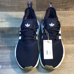 Adidas - Nmd_r1 Gy6057 Brand New Shoes Not In Original Box. Never Worn. No Rips, Tears, Or Stains. Smoke Free Environment. Ships Carefully Packaged And Boxed Right Away. Let Us Know If You Have Any Questions! Gy6057 If You’re Interested In Multiple Pairs From Our Closet We Offer Bundle Deals So Feel Free To Look Around, Like, And Bundle! Adidas Navy Lace-up Sneakers, Navy Adidas Lace-up Sneakers, Navy Lace-up Adidas Sneakers, Casual Navy High-top Running Shoes, Adidas Navy Sneakers For Sports, Navy Casual Running Shoes With Boost Midsole, Casual Navy Running Shoes With Boost Midsole, Navy Casual Running Shoes With Cushioned Footbed, Casual Navy Running Shoes With Cushioned Footbed