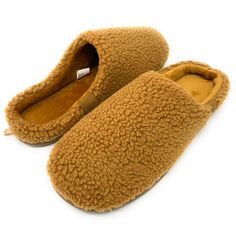 Sherpa Slip On Slippers for Men Cozy Outdoor Slip-on Slippers, Brown Slip-on Slippers With Stitched Sole, Brown Slip-on Slippers With Textured Sole, Luxury Men's Slip-on Slippers, Men’s House Slippers, Designer Slippers, Fashion Slippers, Fuzzy Slippers, Sock Animals