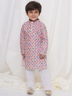 **Specifications : Please visit our brand store** https://www.etsy.com/in-en/shop/AJDezines?ref=seller-platform-mcnav Specially handcrafted clothing for the perfect look and comfort for the festive season Fabric Detail : Kurta - Pure Cotton, Pyjama - Pure Cotton Sales Package : - 1 Kurta, 1 Pyjama | |Style:- Kurta Pyjama Set For Boys Kurta Feature - Pure Cotton, Animal Printed, Long Sleeve, Round Neck, Straight Hem, Button Closure Pyjama Feature - Solid Pattern and Elasticated Slip on Closure. O Festive Multicolor Printed Sets, Festive Multicolor Sets With Printed Motifs, Multicolor Printed Sets For Eid, Bollywood Style Multicolor Long Sleeve Churidar, Multicolor Sets With Printed Motifs For Eid, Eid Festival Multicolor Sets With Printed Motifs, Long Sleeve Churidar With Traditional Patterns For Festivals, Traditional Patterned Long Sleeve Churidar For Festivals, Multicolor Long Sleeve Churidar For Diwali