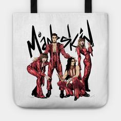 Rock band -- Choose from our vast selection of tote bags to match with your desired size to make the perfect custom tote. Pick your favorite: Movies, TV Shows, Art, and so much more! Available in Single Sided Print or Double Sided Print in small, medium, and large. Perfect for work, class, the beach, and leisure. Eurovision Song Contest, Music Event, Rock Band, Custom Tote, Rock Bands, Tote Bags, Vision Board, The Beach, Double Sided