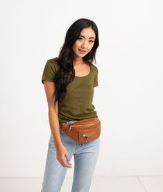 Fanny packs are making a comeback, and our version offers a modern take on the retro style. The Fawny Pack is a convenient alternative to your daily Fawn Design bag, and it’s ideal for hands-free fun with your family and friends. Wear it for travel and activities like concerts, day trips, or a night on the town! The main zipper compartment can fit all your must-haves like a phone, keys, sunglasses, and lipstick, and features 6 interior card slots for your ID, cards, and cash. Made from premium p Casual Rectangular Belt Bag For On-the-go, Casual Brown Belt Bag For Everyday Use, Trendy Everyday Belt Bag With Cell Phone Pocket, Casual Everyday Belt Bag With Cell Phone Pocket, Casual Belt Bag With Cell Phone Pocket For On-the-go, Casual Belt Bag With Cell Phone Pocket, Casual Belt Bag With Pockets For On-the-go, Trendy Belts, Fawn Design