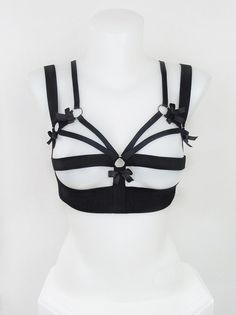 Love BraCage Harness Outfits, Striper Outfits, Harness Fashion, Harness Bra, Note Box, Wedding Lingerie, Pretty Lingerie, Goth Outfits, Garters