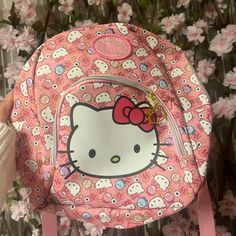 Nwt Super Cute Hello Kitty Backpack Cute Hello Kitty Print Backpack For Daily Use, Cute Hello Kitty Backpack For Daily Use, Cute Hello Kitty Print Backpack For Travel, Cute Hello Kitty Print Backpack For Back To School, Cute Hello Kitty Backpack For Back To School, Cute Hello Kitty Print Backpack For School, Cute Hello Kitty Travel Backpack, Kawaii Hello Kitty Backpack For Everyday Use, Cute Hello Kitty Standard Backpack