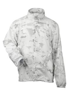 White Long Sleeve Outerwear For Snow, White Hooded Nylon Parka, White Hooded Outerwear For Snow, Winter White Nylon Windbreaker, White Nylon Parka For Winter, White Nylon Winter Windbreaker, White Nylon Windbreaker For Winter, Functional White Nylon Outerwear, White Waterproof Winter Outerwear