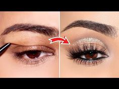 Smoky For Hooded Eyes, Dramatic Hooded Eye Makeup, Fix Hooded Eyelids, Makeup For Droopy Eyelids Hooded Eyes, Cut Crease Hooded Eyes, Hooded Eyes Tutorial, Eye Makeup For Hooded Eyes, Eyeshadow For Hooded Eyes, Eyeshadow Crease