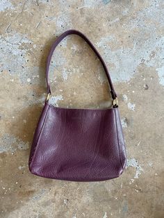 Eggplant Leather Shoulderbag – Shop Hedda Fall Textured Leather Rectangular Satchel, Chic Medium Satchel For Daily Use, Vintage Everyday Hobo Bag Shaped As Satchel, Vintage Everyday Hobo Bag, Classic Everyday Bucket Shoulder Bag, Vintage Satchel Hobo Bag, Vintage Hobo Satchel Bag For Everyday, Classic Everyday Satchel Shoulder Bag, Vintage Satchel Hobo Bag For Everyday