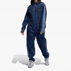 Reposhing This Item I Purchased From @Closetpicker4u. Bnwt! Never Worn, Original Tags Still Attached! Too Long For Me, I’m 5’ And Don’t Want To Cut It. Open To Reasonable Offers Questions? Leave A Comment Below! #Rodeo #Adidas #Cowboycarter Adidas Jumpsuit, Black Dungarees, Adidas Originals Logo, Adidas X Ivy Park, Casual Activewear, Denim Suit, Black Playsuit, Bodysuit Jumpsuit, Boiler Suit