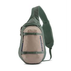 On a bike  in boots or catching the bus  you'll be prepared with the Patagonia Atom sling bag. It fits close to the body and offers 8 liters of storage and easy organization for all your essentials. Patagonia Atom Sling, Sling Pack, Webbing Belt, The Bus, Daily Essentials, Rei Co-op, Outdoor Outfit, Yoga Mat