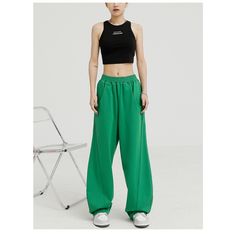 Casual Loose Green Sweatpants
Material: Cotton+ Polyester
Style:Leisure
Size: S, M, L, XL

Color: Green
Occasion: Leisure, Outdoor, Daily, Vacation, Dance Hip Hop Sweatpants, Green Sweatpants, Black Sweatpants, Fleece Sweatpants, Casual Black, Hip Hop Dance, Winter Colors, Sherpa Lined, Polar Fleece