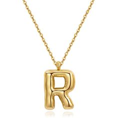 PRICES MAY VARY. 💝 Personalized Bubble Letter - Our initial necklaces for women is a masterpiece of design, seamlessly blending the chic allure of a dainty gold necklace. Embrace the trend with the bubble letter necklace, creating a dainty yet powerful symbol of love and individuality. 💝 Non Tarnish & Hypoallergenic - Meticulously crafted from stainless steel and adorned with 18k gold plating, our non tarnish gold necklace ensures lightweight wear, making it perfect for daily elegance. Enjoy h Bubble Letter, Initial Necklaces, Gold Letter Necklace, Letter Pendant Necklace, Bubble Letters, Necklace Clasps, Initial Necklace Gold, Dainty Gold Necklace, Gold Necklace Women