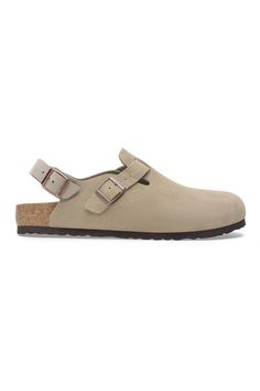 The perfect shoe for all seasons, these Birkenstock Tokio Suede Clogs for Women in Taupe are ones you will never get tired of. With a tonal leather backstrap and original contoured footbed, this one is so comfortable you'll never give it a second thought.Features:BirkenstockStyle: 1028323Color: Taupe Signature clog designAdjustable slingback strap with buckle closureContoured footbed with arch supportLeather upper and lining/synthetic soleAdjustable strap with metal buckleBirkenstock branded logo on inner shaft, footbed, and buckleEuropean sizingNarrow fitImportedWant some more information about the must have casual shoe? Check Out our Blog! Birkenstock Tokio, Clogs For Women, Suede Clogs, Youth Shoes, Shoe Boot Sandals, Wedge Sneakers, Wide Brimmed Hats, Swim Accessories, Perfect Shoes