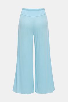 For those days when comfort is key, reach for the Light Blue Pintuck Wide Leg Jersey Pants! Their stretchy jersey fabric and wide-leg design make them perfect for busy days. Product code: CAA02D4D011SS Features:  Knit Waist tie Pintuck detail Wide leg Wash Method: Regular Wash Material: 95%POLYESTER,5%SPANDEX. Comfort Stretch Wide Leg Pants For Loungewear, Blue Wide-leg Sweatpants For Spring, Blue Wide-leg Pants With 4-way Stretch, Blue 4-way Stretch Bottoms For Spring, Blue Versatile 4-way Stretch Pants, Versatile Blue 4-way Stretch Pants, Spring Blue 4-way Stretch Bottoms, Light Blue Wide Leg Bottoms For Loungewear, Spring Wide Leg Elastane Pants For Loungewear