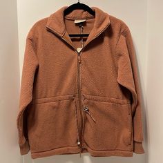 This Jacket Is Brand New With Tags Universal Thread Brand- Women’s Size Small Brown Color, Zip Up, Cinch, Pockets, Sherpa Approximately 21.5” From Pit To Pit And 26” From Shoulder To Hem Message Me With Questions! Fall Sherpa Outerwear For Loungewear, Sherpa Outerwear For Fall Loungewear, Cozy Hooded Outerwear With Drawstring, Brown Fleece Outerwear For Loungewear, Cozy Fall Outerwear With Drawstring, Cozy Winter Outerwear With Drawstring, Cozy Fit Brown Outerwear For Loungewear, Cozy Long Sleeve Outerwear With Drawstring, Fall Drawstring Outerwear For Loungewear