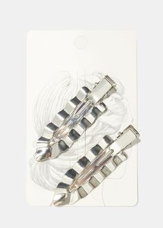 Fun trendy and chic hair clips for styling up your hair Non-slip grip which will stay on your head Chic Hair, Your Head, Hair Clips, Hair, Silver, Gold